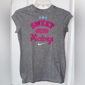 Nike EUC “Sweet like Victory” workout top